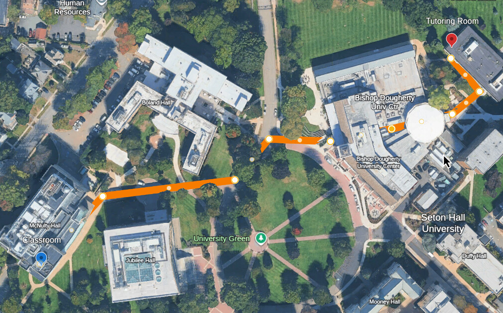 Path to Tutoring Room